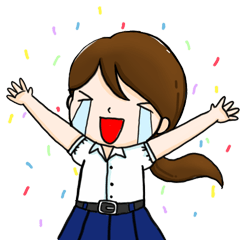 [LINEスタンプ] Thai students use for success