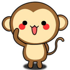 [LINEスタンプ] Monkey - It's me ！！！！ 2