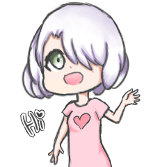 [LINEスタンプ] Little Sheep Girl