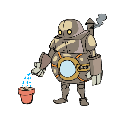 [LINEスタンプ] Shennong Droid's usual day