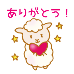 [LINEスタンプ] 使える日常会話！手書き風ひつじさん