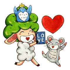 [LINEスタンプ] Colorsheep