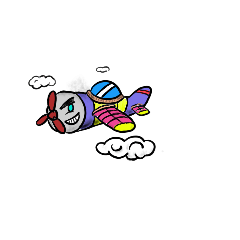 [LINEスタンプ] PLANE GUY