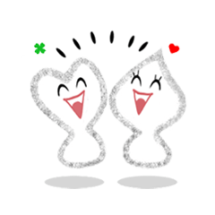 [LINEスタンプ] ニックとニーヤ