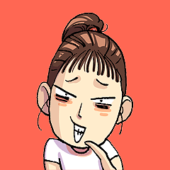 [LINEスタンプ] Young girl kimchi