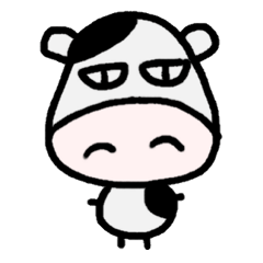 [LINEスタンプ] ウシの日常