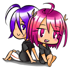 [LINEスタンプ] The twin daily-Engli and Sh daily fetchpriority=high