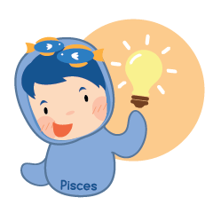 [LINEスタンプ] Pisces Girl - HoroGang