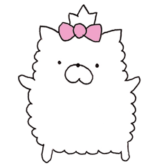 [LINEスタンプ] もこもこにゃんこ