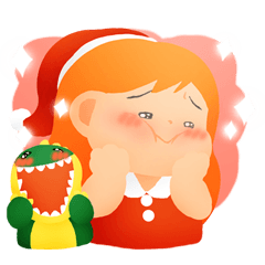 [LINEスタンプ] snowy is coming to town