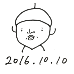 [LINEスタンプ] どんぐりの一言