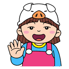 [LINEスタンプ] 豚頭妹