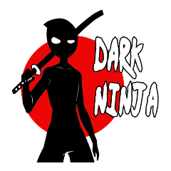 [LINEスタンプ] Dark Ninjaの画像（メイン）