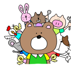 [LINEスタンプ] いろいろ動物