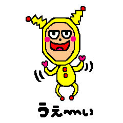 [LINEスタンプ] ばっちマン