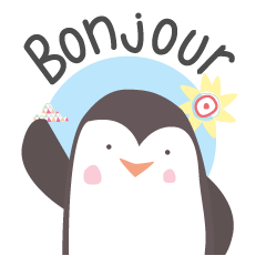 [LINEスタンプ] フランスのペンギン物語 v2