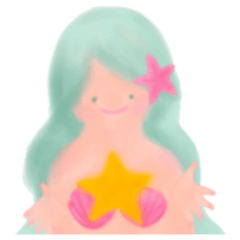 [LINEスタンプ] 人魚ちゃんスタンプ