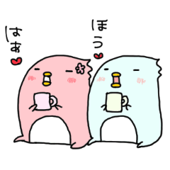 [LINEスタンプ] もちまるペンギン