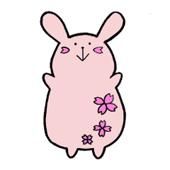 [LINEスタンプ] うさぎのさくらちゃん