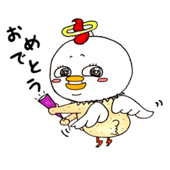 [LINEスタンプ] 表情豊かなニワトリたん