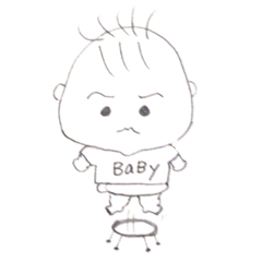 [LINEスタンプ] baby teacher