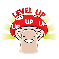 [LINEスタンプ] Red MushRoom Gamer