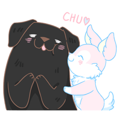 [LINEスタンプ] Labo and Bunny 2