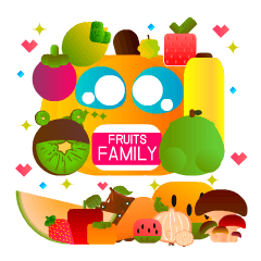 [LINEスタンプ] Fruits Vegetables : The first impression