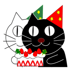 [LINEスタンプ] クリスマスもロケット頭突き