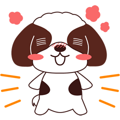 [LINEスタンプ] シーズー犬・ルビちゃん・・・First Season