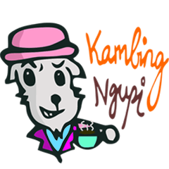 [LINEスタンプ] Kambing Ngupi