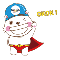 [LINEスタンプ] FUN@WORK SuperBear