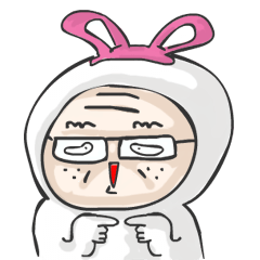 [LINEスタンプ] old play boy funny