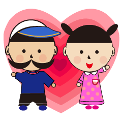 [LINEスタンプ] SamNi Couple