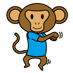 [LINEスタンプ] ShakeyMonkey