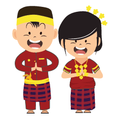 [LINEスタンプ] Baco Jr. ＆ Becce Jr. Bugis