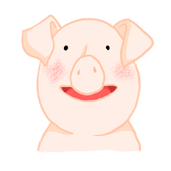 [LINEスタンプ] Only Pig