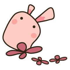 [LINEスタンプ] wooden usagi(rabbit-2)