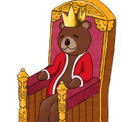 [LINEスタンプ] The king bear