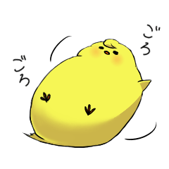 [LINEスタンプ] もっちもちひよこ