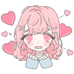 [LINEスタンプ] まきゅおんなのこスタンプ