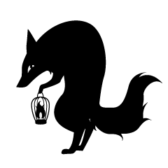 [LINEスタンプ] 影絵wolf