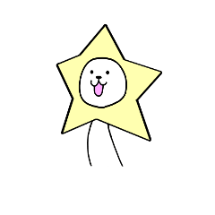 [LINEスタンプ] 白うさぎのしろ