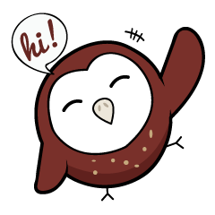 [LINEスタンプ] Pico the little owl