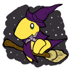 [LINEスタンプ] A Dobbity Halloween