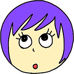 [LINEスタンプ] Purple haired girl and her friends