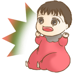 [LINEスタンプ] Cutie Babies (Bayi unyu)