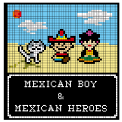 [LINEスタンプ] メキシカンボーイとメキシカンヒーロー達の画像（メイン）