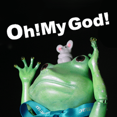 [LINEスタンプ] Mr.Frog's soliloquy