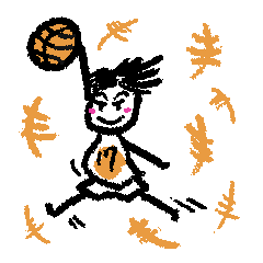 [LINEスタンプ] The Crazy Basketball School part2